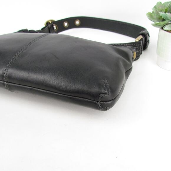 Coach Bleecker Black Leather Bag - Picture 7 of 9